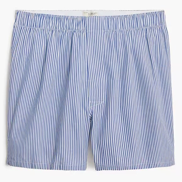 J Crew Patterned boxers XL Stripe Royal Blue Color - Picture 1 of 5